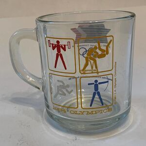 McDonald’s 1984 Olympic Glass Coffee Mug LA